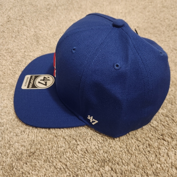 Chicago Cubs 2016 World Series Adjustable Blue Snapback '47 Brand Cap Hat - NWT - Picture 5 of 6